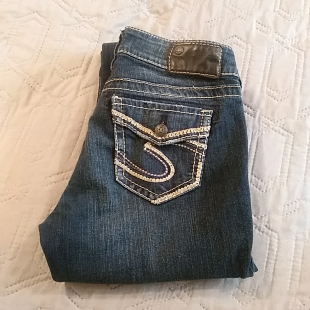 Silver jeans